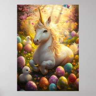 Póster Poster de la Fantasía del Huevo de Pascua de Unico