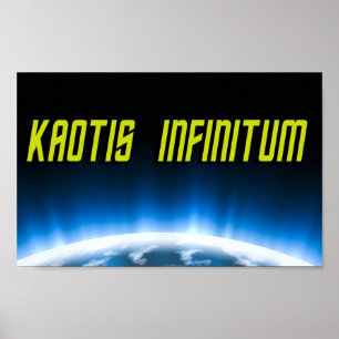 Póster Poster de la federación del infinito de Kaotis