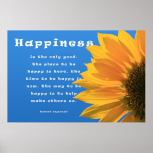 Póster Poster de la Felicidad: Ingersoll