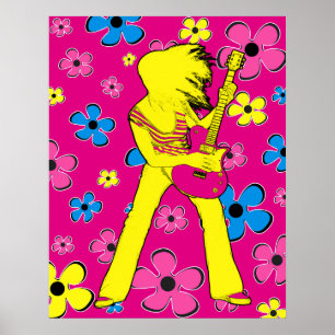 Póster Poster de la flor de la paz