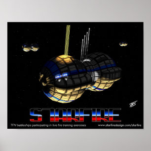 Póster Poster de la Formación de Battleships de TFN
