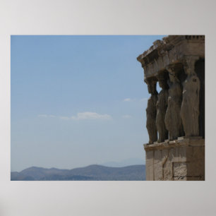 Póster Poster de la fotografía de Atenas Grecia