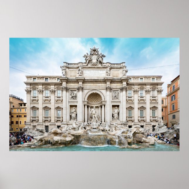 Póster poster de la fuente roma italy trevi FROM 8.99 (Frente)