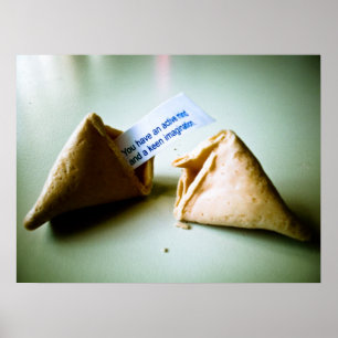 Póster Poster de la galleta de la suerte