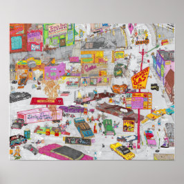 Póster Poster de la gasolinera de Quito