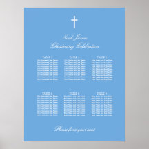 Poster de la gráfica azul 6 de la estampación de l