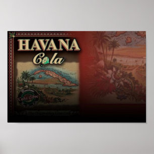 Póster Poster de La Habana Cola