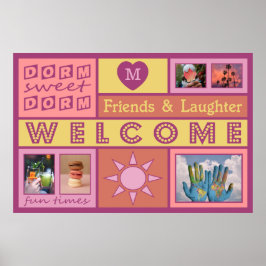 Póster POSTER de la habitación personalizado de FOTOS y M