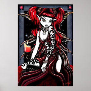 Póster Poster de la hada del fuego de la tierra