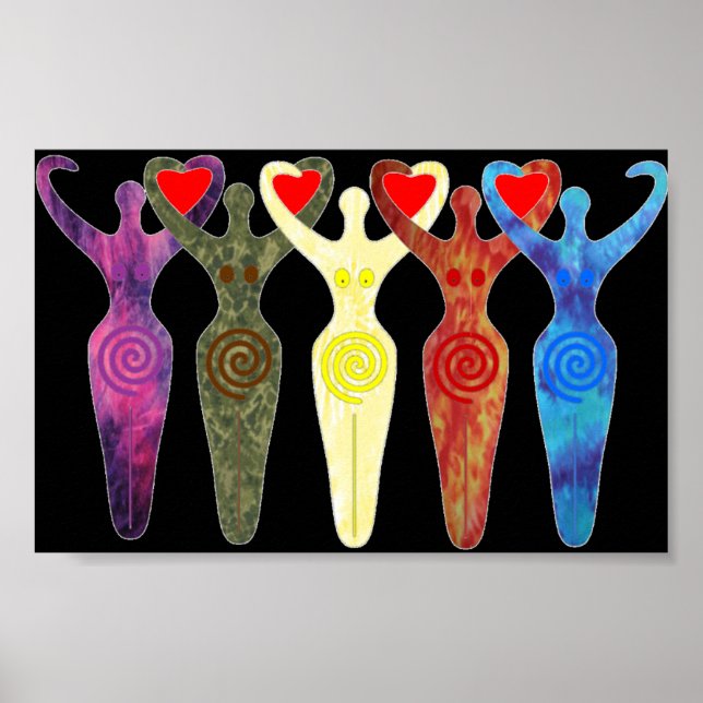 Póster Poster de la hermandad de la diosa (Frente)