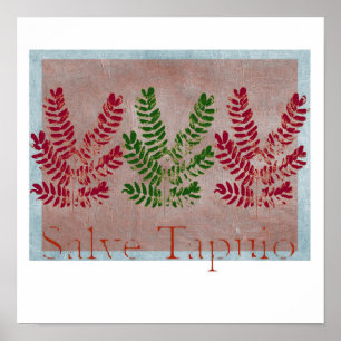 Póster Poster de la hoja de Tapuio del ungüento