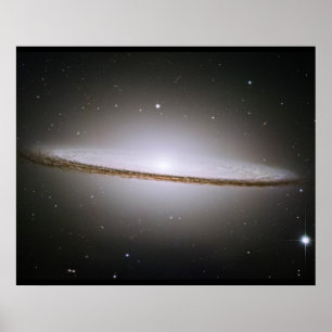 Póster Poster de la imagen del telescopio de Hubble de la