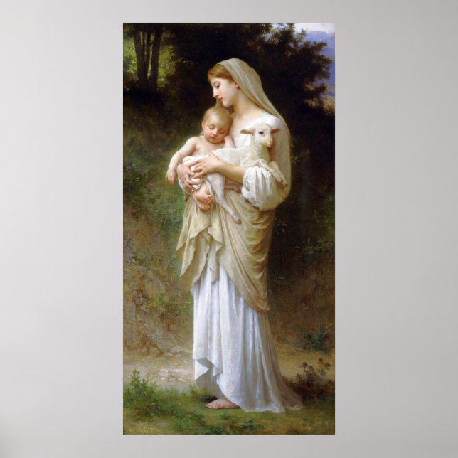 Póster Poster de la inocencia de Bouguereau (Frente)