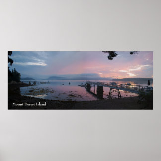 Póster Poster de la isla del desierto del Monte - 1