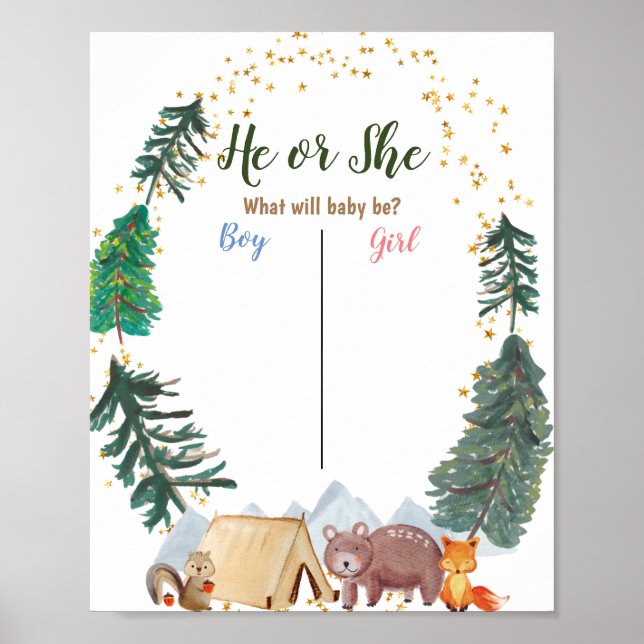 Póster Poster de la Junta de Votación de Campamentos de A (Frente)