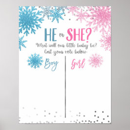 Póster Poster de la Junta de Votación Winowflake