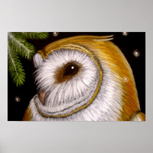 Póster Poster de la LECHUZA COMÚN