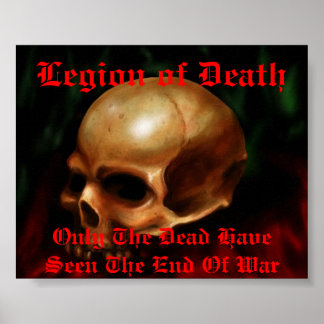 Póster Poster de la Legión de la Muerte
