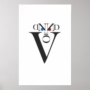 Póster Poster de la letra