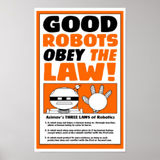Póster Poster de la "LEY ROBOT" del Lago Otoño