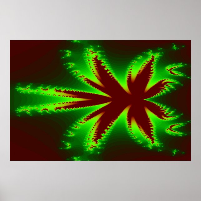 Póster Poster de la libélula en llamas (Frente)