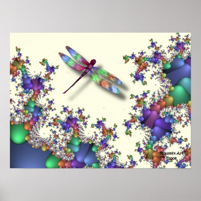Póster Poster de la libélula (Mardigras) (Frente)