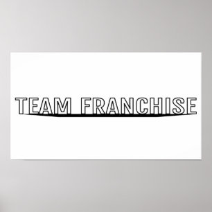 Póster Poster de la licencia del equipo