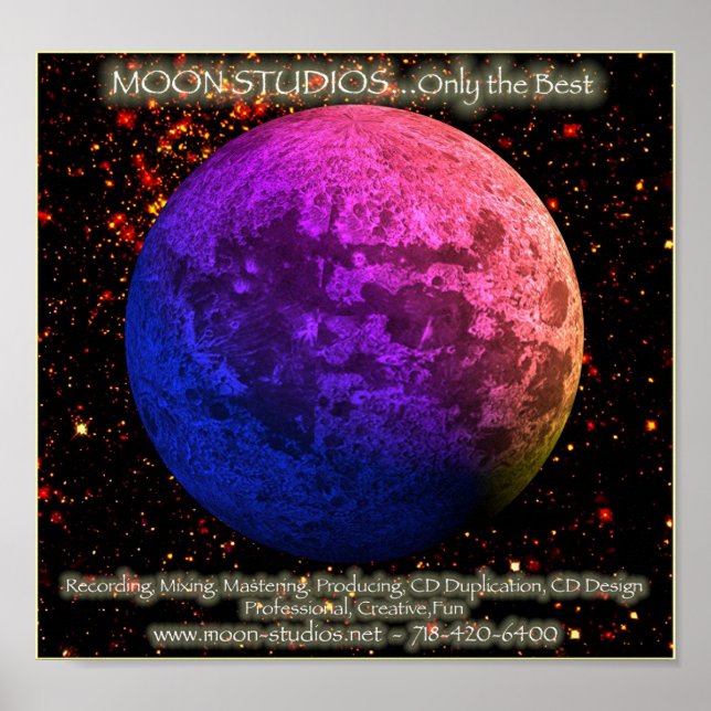 PÓSTER POSTER DE LA LUNA (Frente)