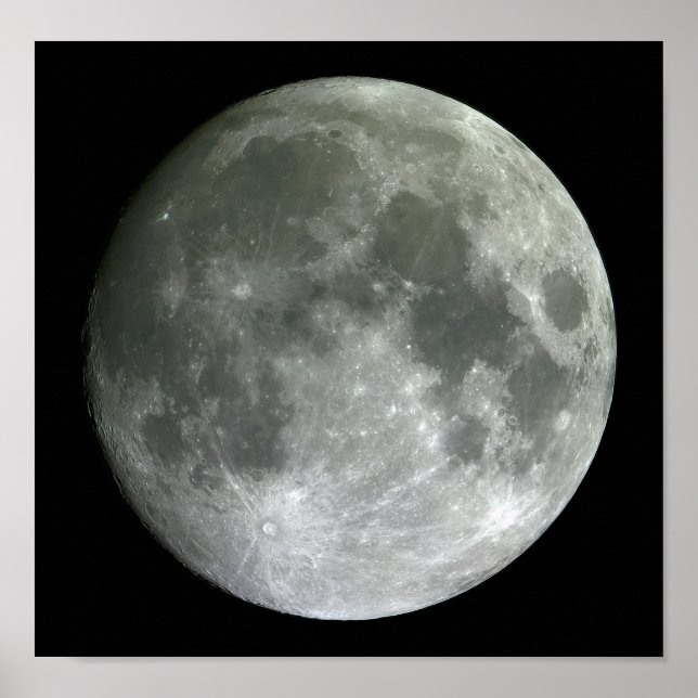 Póster ¡poster de la luna! (Frente)