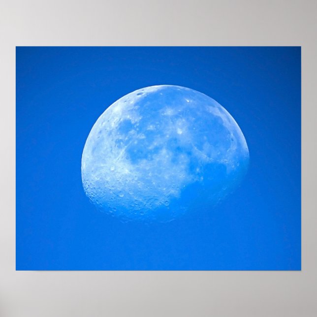 Póster Poster de la luna azul (Frente)