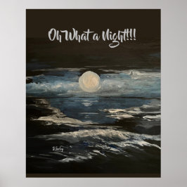 Póster Poster de la luna azul