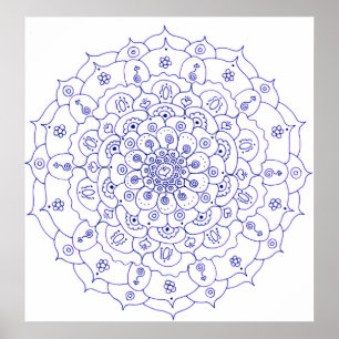 Póster Poster de la mandala 7