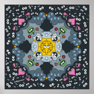Póster Poster de la mandala del milagro