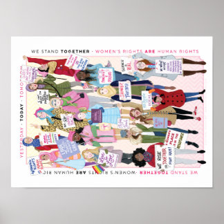 Póster Poster de la Marcha de Mujeres