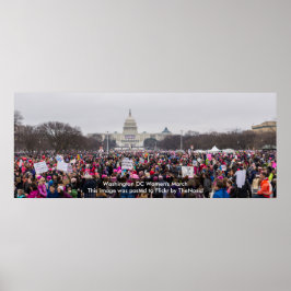 Póster Poster de la Marcha Femenina de Washington DC 2017