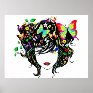 Póster Poster de la mariposa 1A