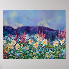 Póster Poster de la Matte en el jardín de Alaskan Tisha