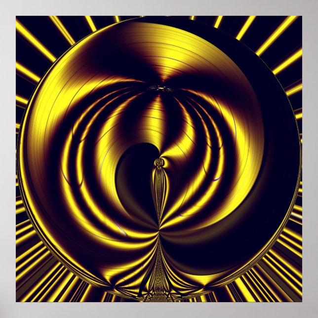 Póster Poster de la medalla de oro (Frente)