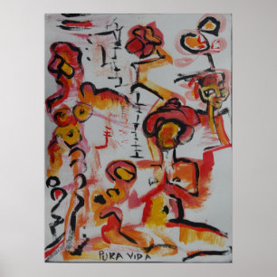 Póster Poster de la meditación de Pura Vida