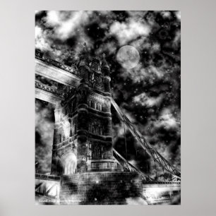 Póster Poster de la Mezcla Remix del Puente de Londres