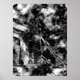 Póster Poster de la Mezcla Remix del Puente de Londres