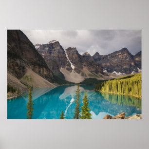 Póster Poster de la moraine de Canadá - lago