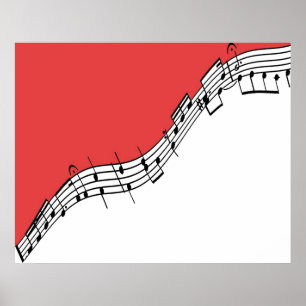 Póster Poster de la música