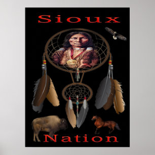 Póster Poster de la Nación Sioux