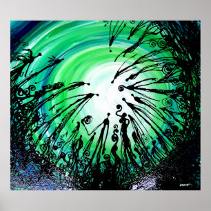 Póster Poster de la Naturaleza Antigua