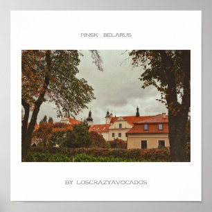 Póster Poster de la naturaleza de la arquitectura de Pins