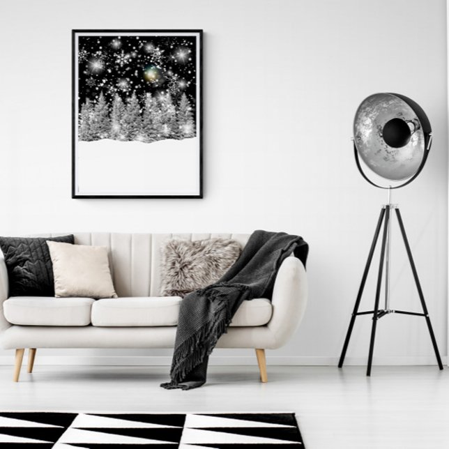 Póster Poster de la nieve del solsticio de invierno (Inspired Look)