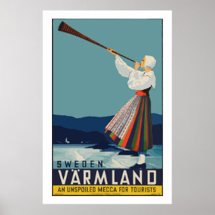 Póster Poster de la obra clásica del viaje de Varmland