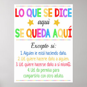 Póster Poster de la Oficina de Asesoramiento Español