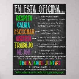 Póster Poster de la Oficina de Consejeros de España